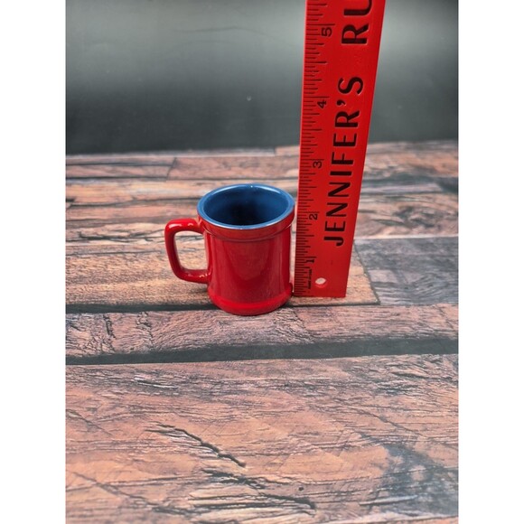 Vtg New England Patriots NFL Football 6.25" Beer Glass & Shot Glass Set Barware - Picture 12 of 13